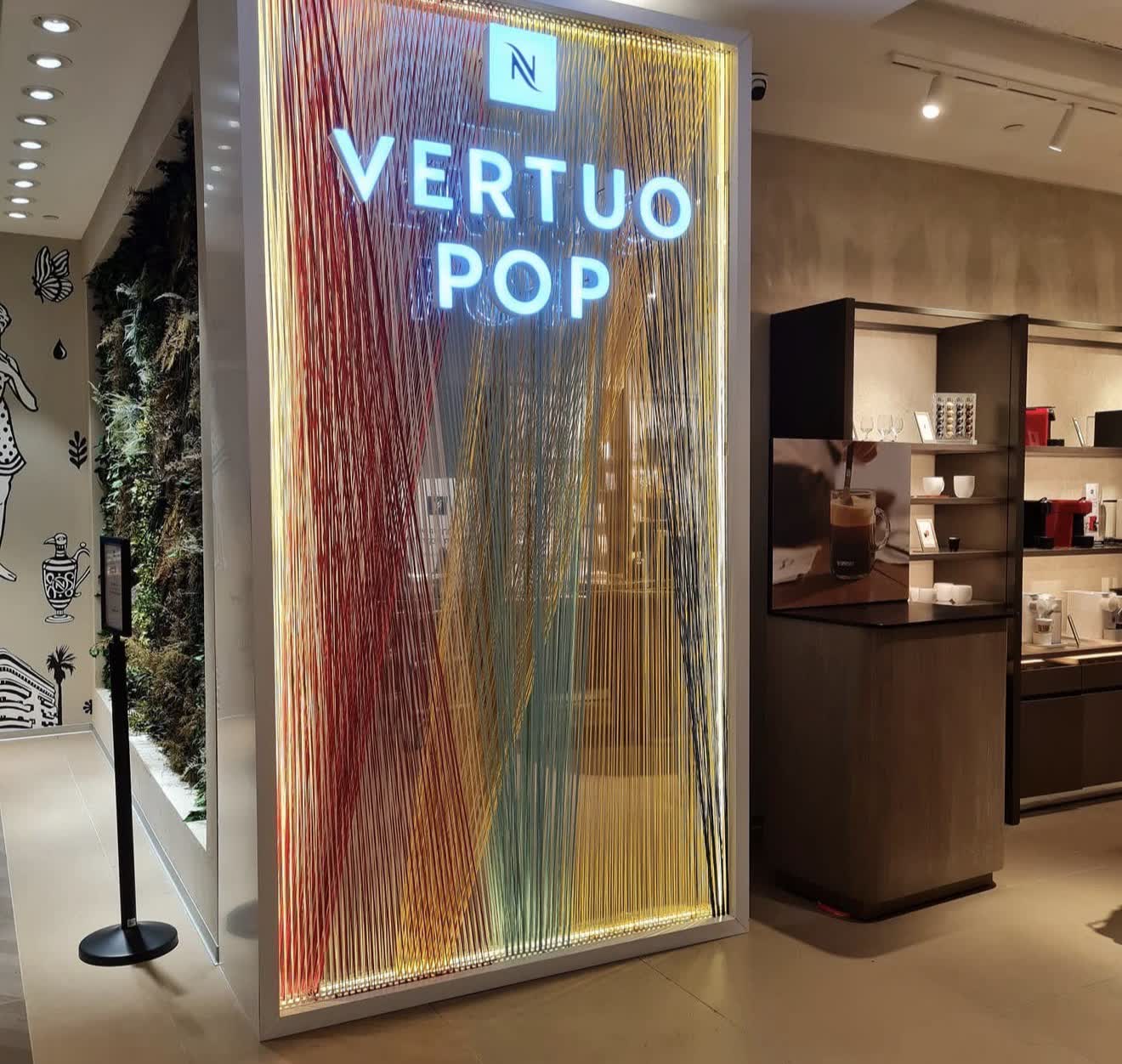 התקנת VERTUO POP צבעונית